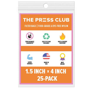 1.5" x 4" ROSIN BAGS - The Press Club