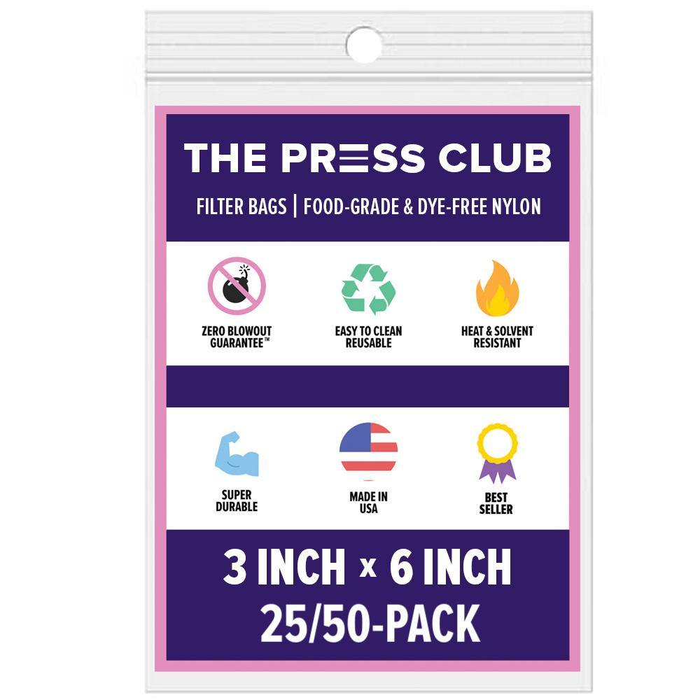 3 x 6 Rosin Bags  Zero Blowout Guarantee™ – The Press Club