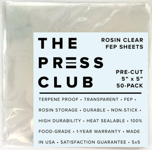 5" x 5" FEP SQUARES - The Press Club