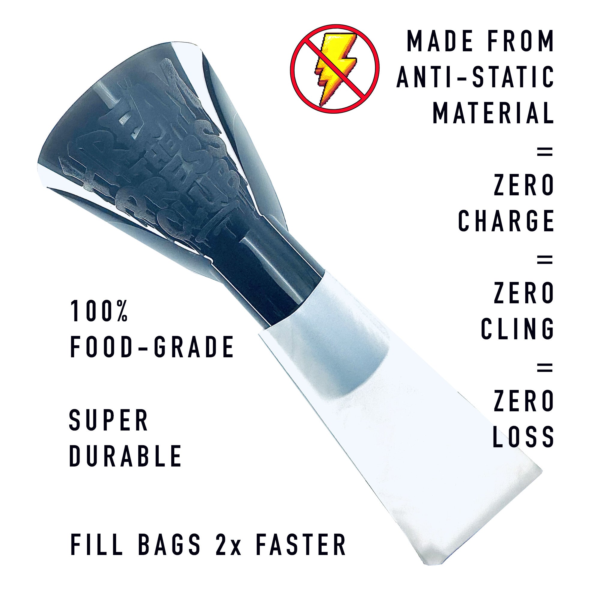 Anti-Static Rosin Bag Funnel | Easily Fill Your Bags – The Press Club