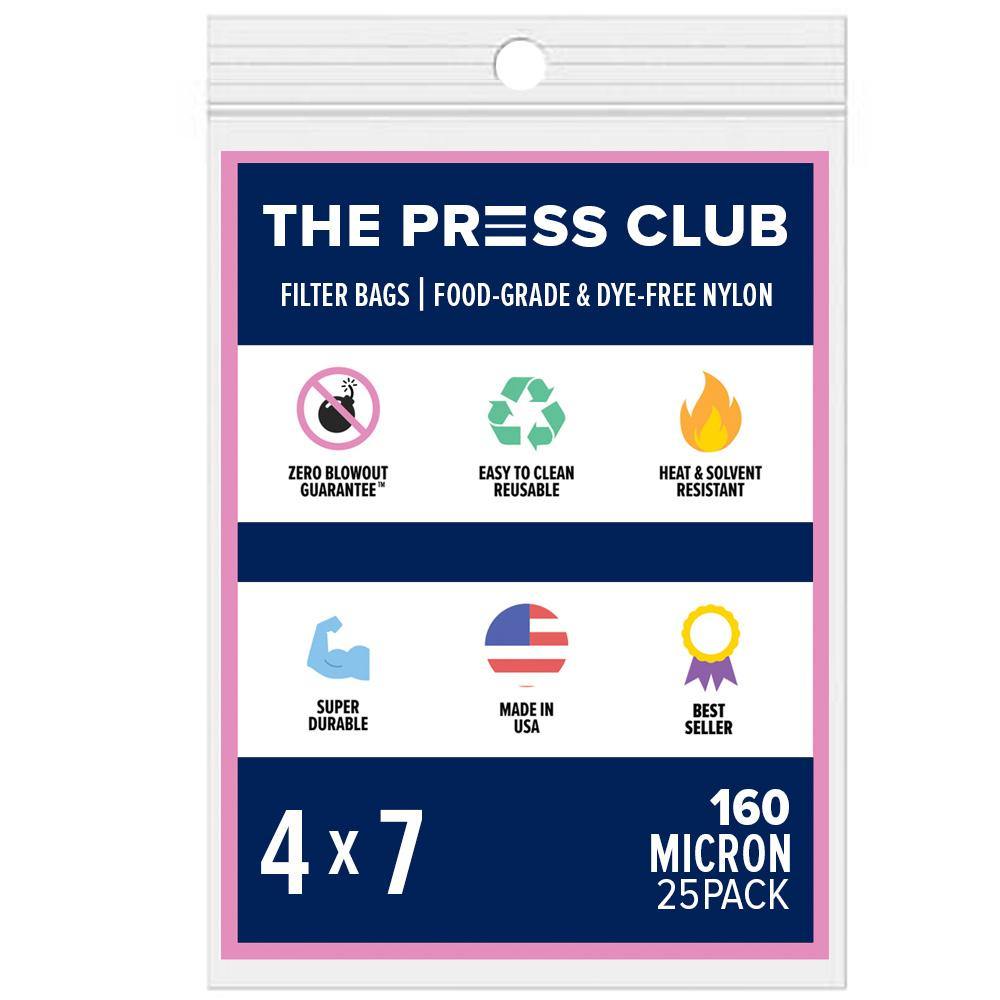 4" x 7" ROSIN BAGS - The Press Club