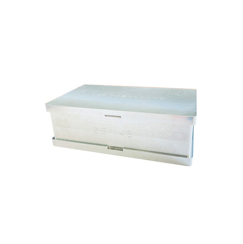 Presse à Chaleur Rectangulaire Lisse 2x4" – Moule Pré-press Pour Colophane – Aluminium Aéronautique