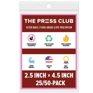 2.5" x 4.5" ROSIN BAGS - The Press Club