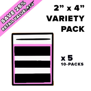 2" x 4" VARIETY PACK