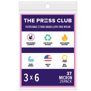 3" x 6" ROSIN BAGS - The Press Club