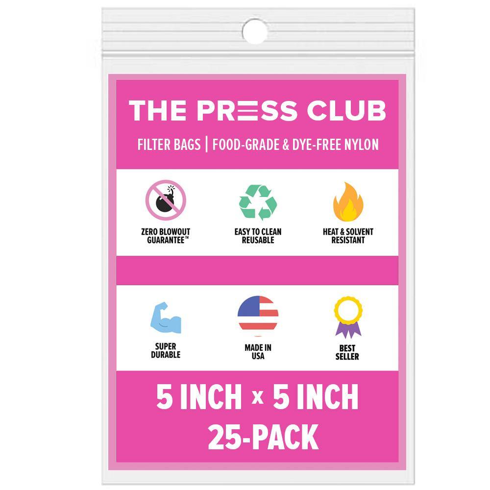 5" x 5" ROSIN BAGS - The Press Club