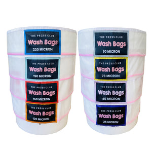 5 GALLON ALL MESH BUBBLE WASH BAGS 8-PACK