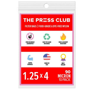 1.25" x 4" ROSIN BAGS - The Press Club