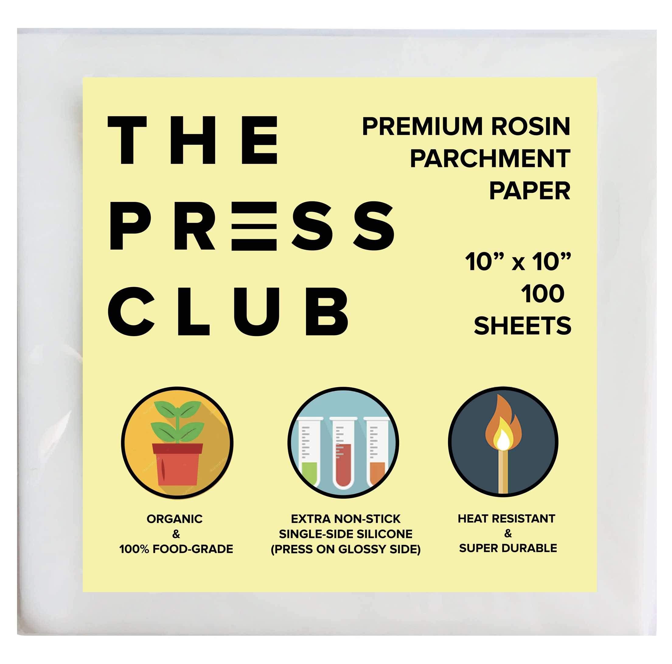 10 x 10 Super Slick Rosin Pressing Parchment Paper – The Press Club